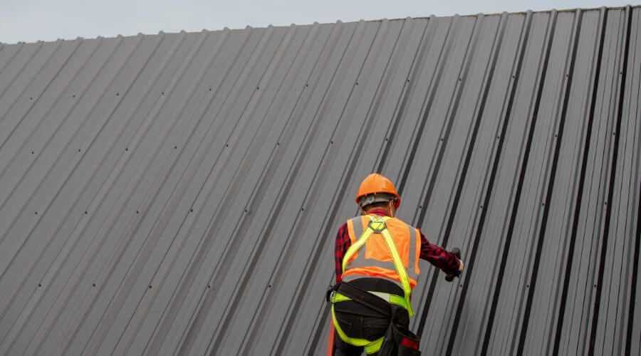 Professional metal roof installation services in Abrams, WI